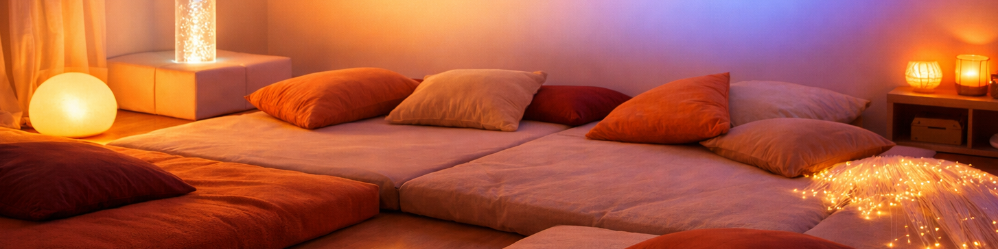 Snoezelen mit schönen Tönen, guten Düften und tollen Farben