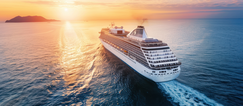 Kreuzfahrt in den Sonnenuntergang